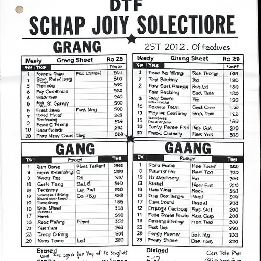 DTF gang sheets
