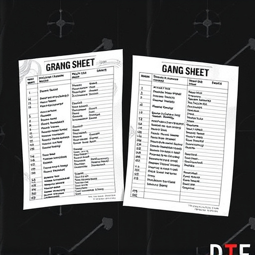 DTF gang sheets