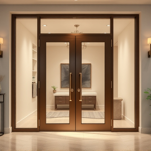glass doors