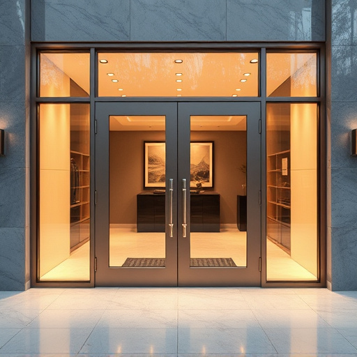 glass doors