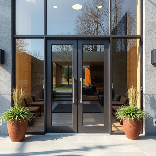 glass doors