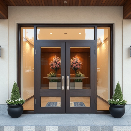 glass doors