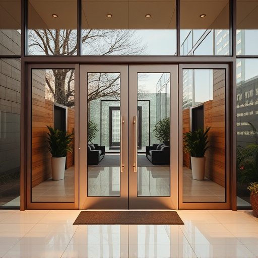 glass doors