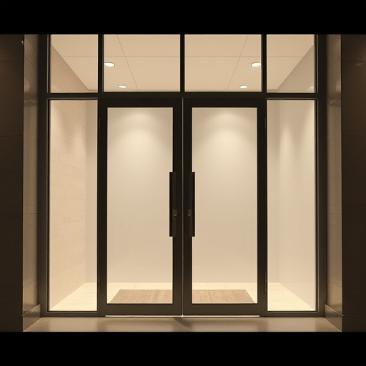 glass doors