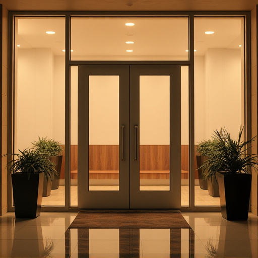 glass doors