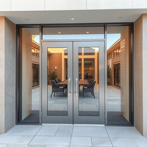 glass doors