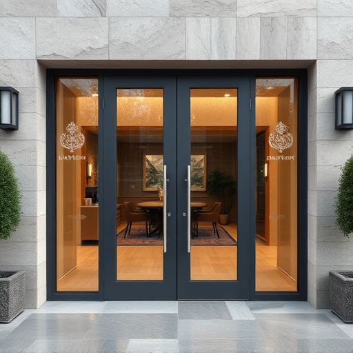 glass doors