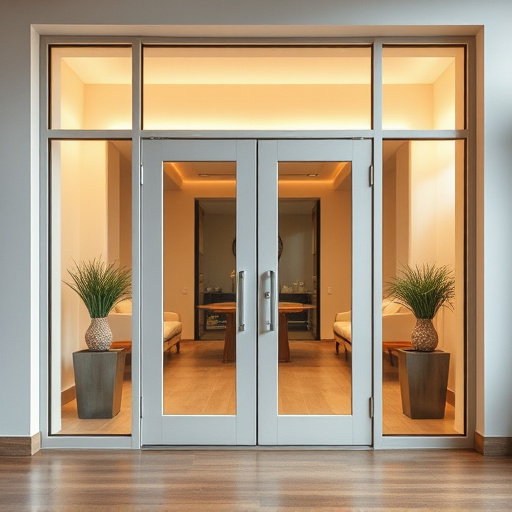 glass doors