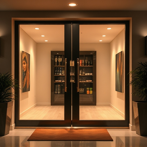 glass doors