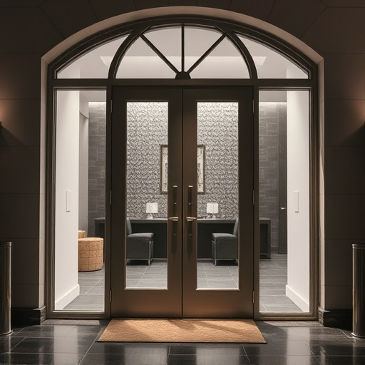 glass doors
