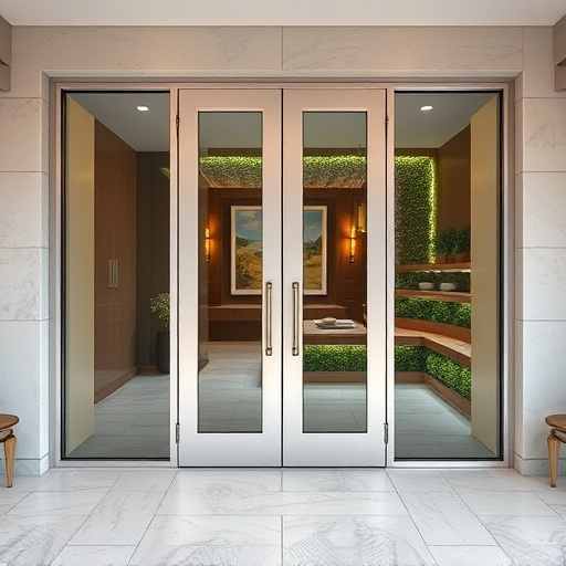 glass doors