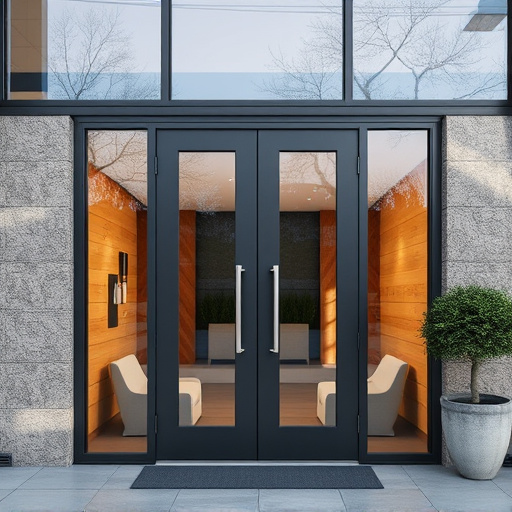 glass doors