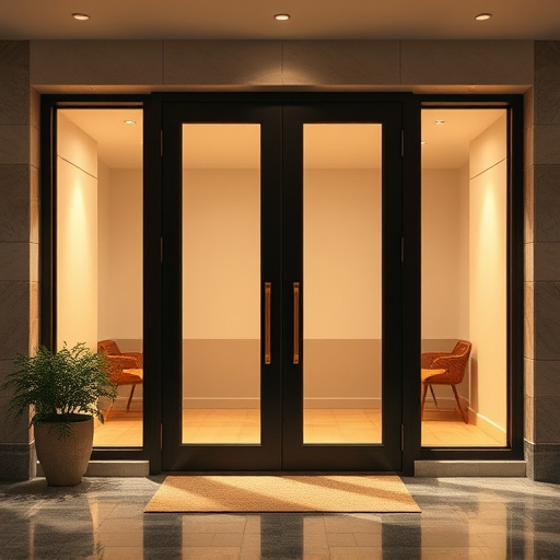 glass doors