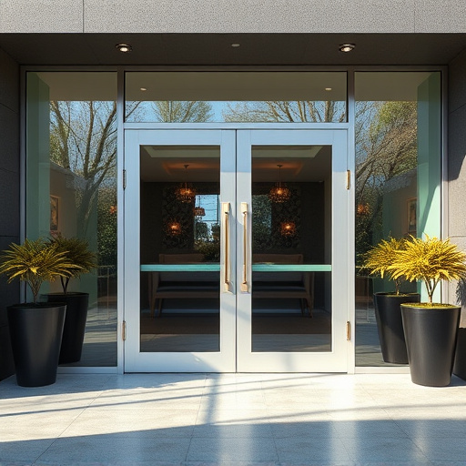 glass doors