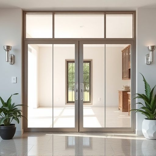 glass doors