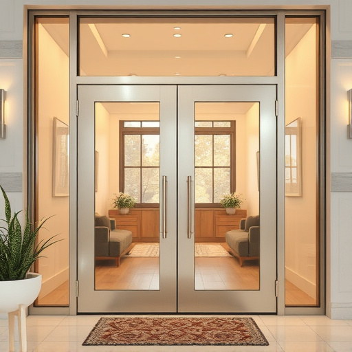 glass doors
