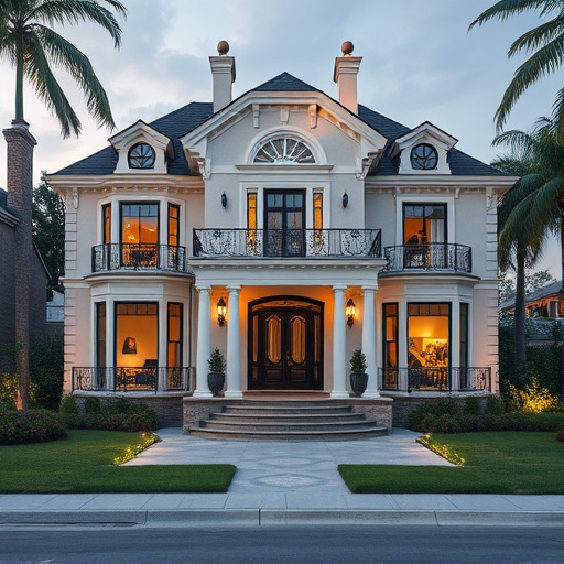 luxury house exterior