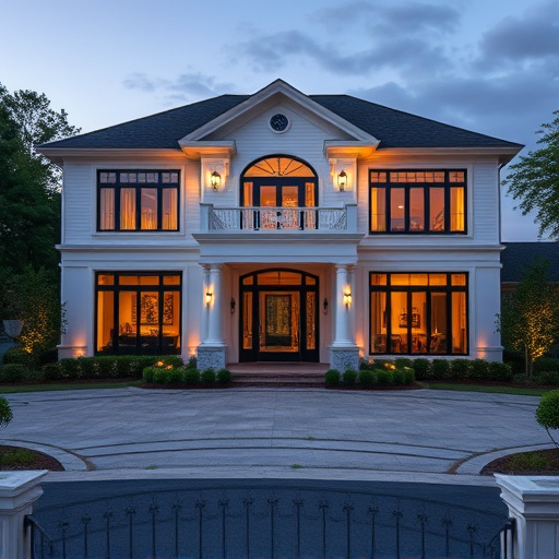 luxury house exterior