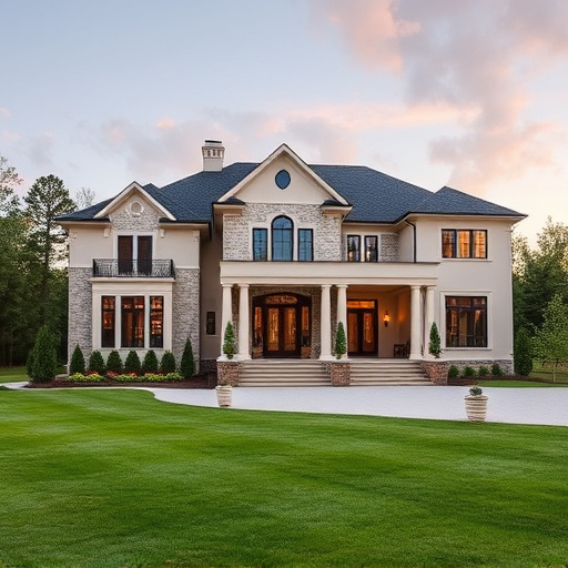 luxury house exterior
