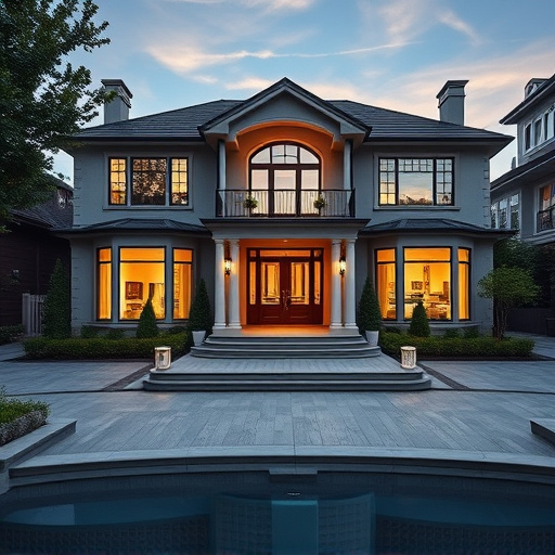 luxury house exterior