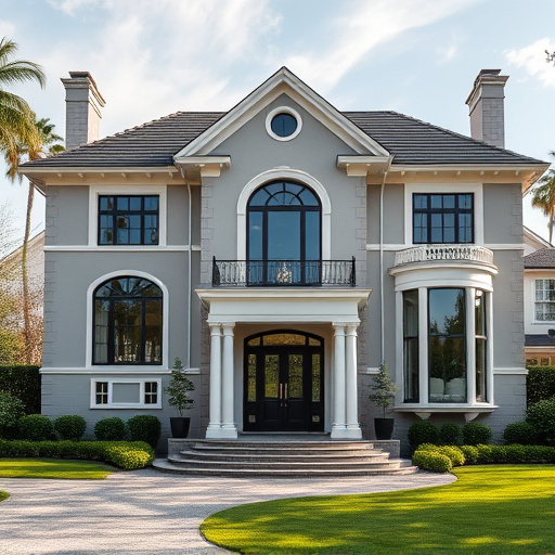 luxury house exterior