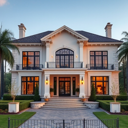 luxury house exterior