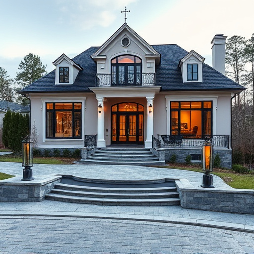 luxury house exterior