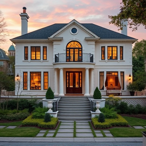 luxury house exterior