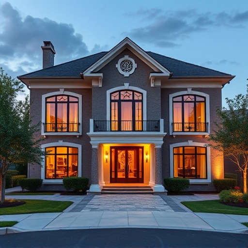 luxury house exterior