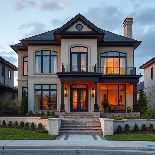 luxury house exterior