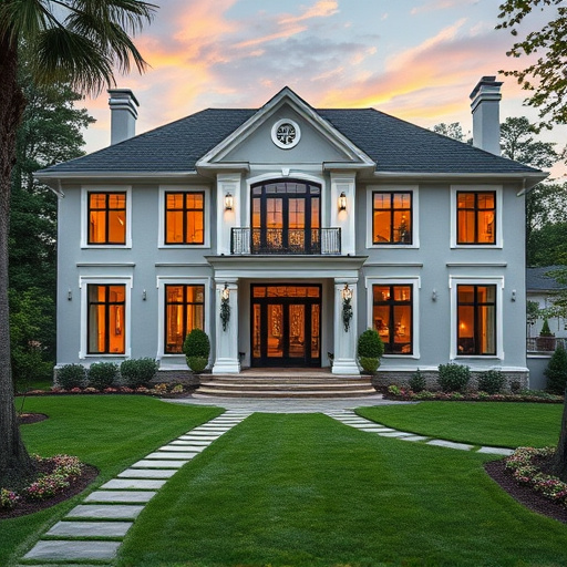 luxury house exterior
