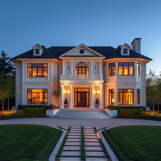 luxury house exterior