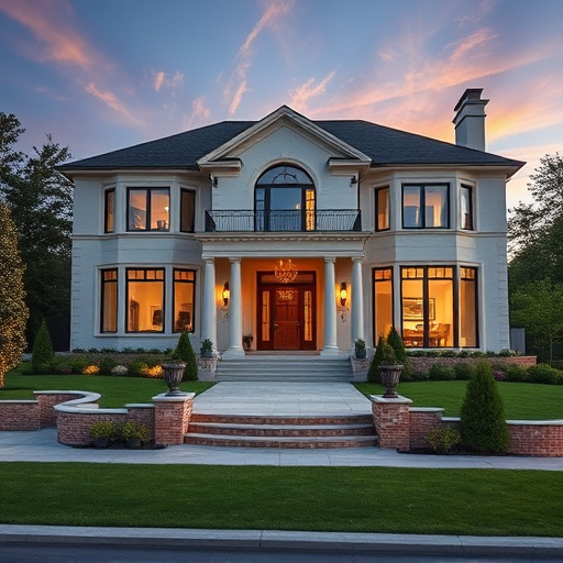 luxury house exterior