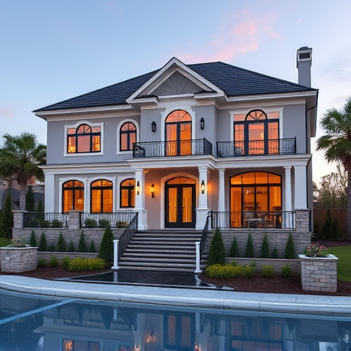 luxury house exterior