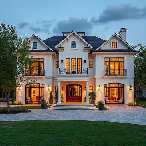 luxury house exterior