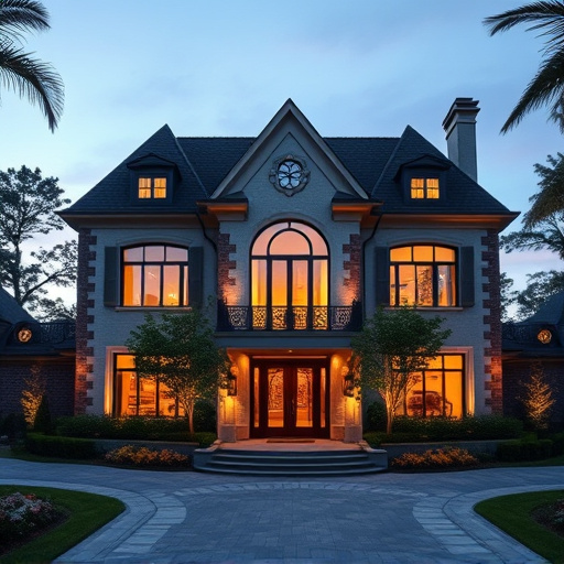 luxury house exterior