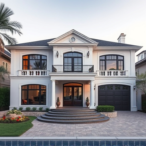 luxury house exterior