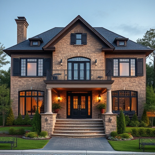 luxury house exterior