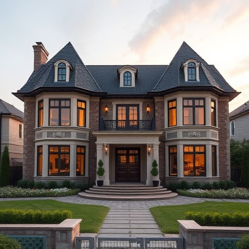 luxury house exterior