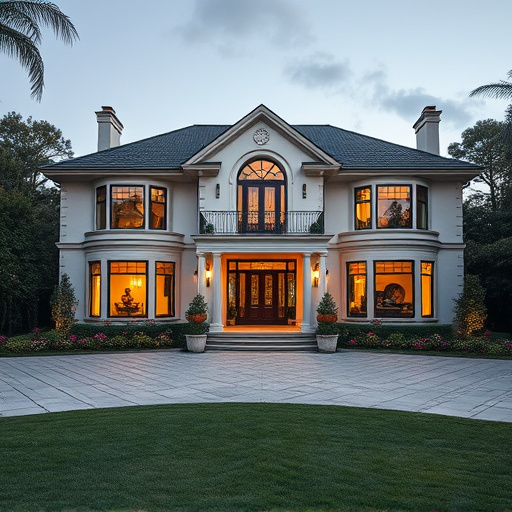 luxury house exterior