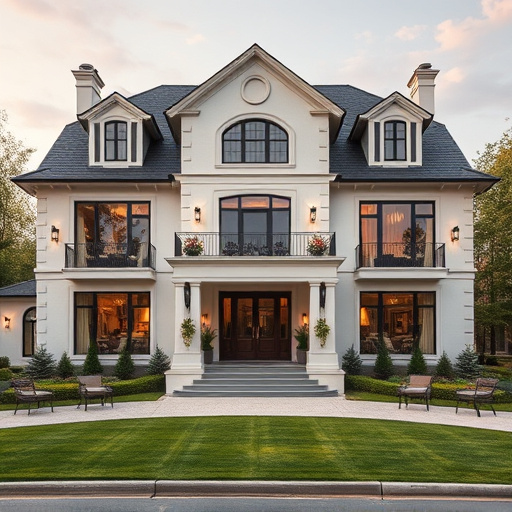 luxury house exterior