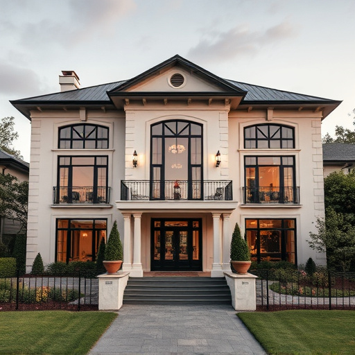luxury house exterior