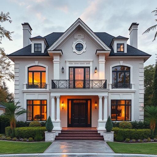 luxury house exterior