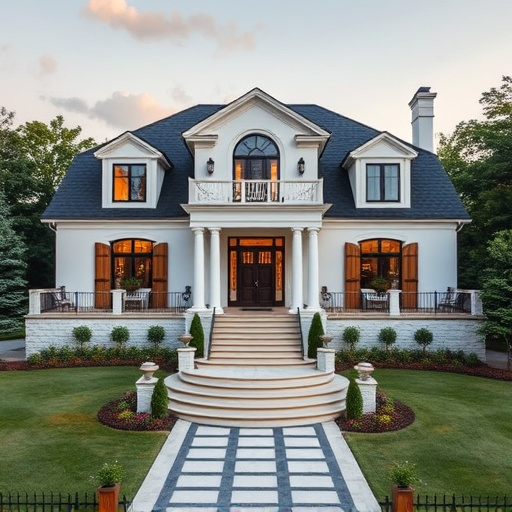 luxury house exterior