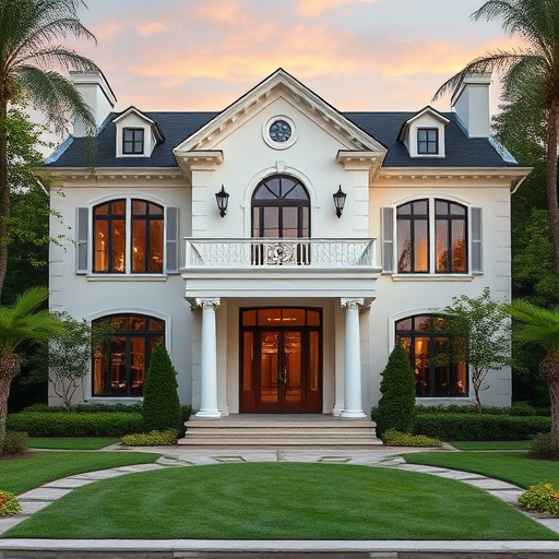 luxury house exterior