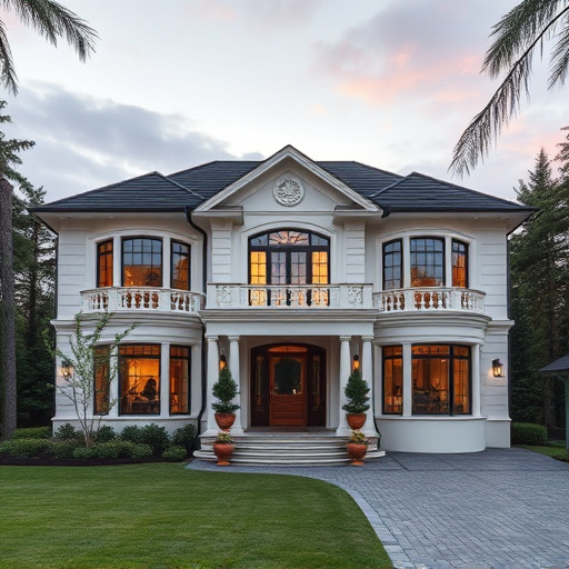 luxury house exterior