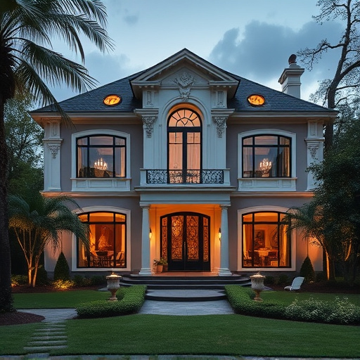 luxury house exterior
