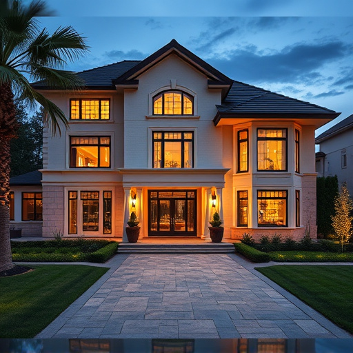 luxury house exterior