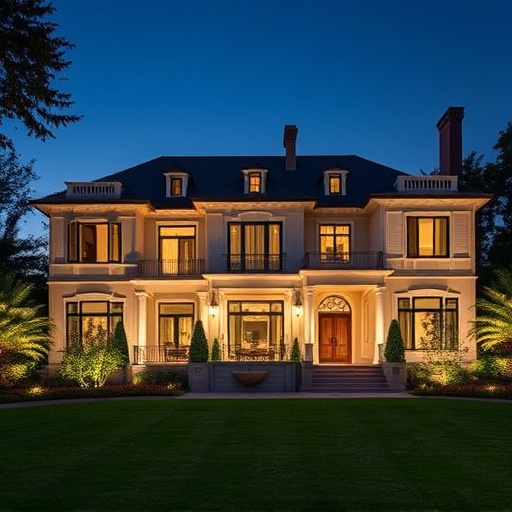 luxury house exterior