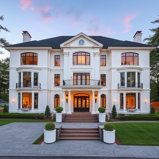 luxury house exterior